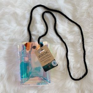 Eco Chic Transparent Iridescent Shoulder Bag